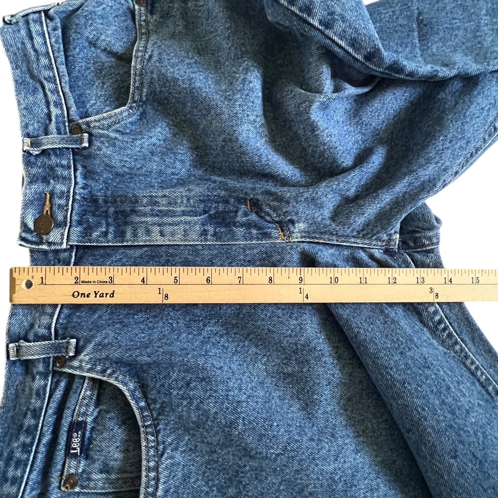 Vtg Lee Riders Genuine Denim Jeans 90's Mens 36x34 Blue USA Relaxed Fit **READ** - Picture 10 of 14